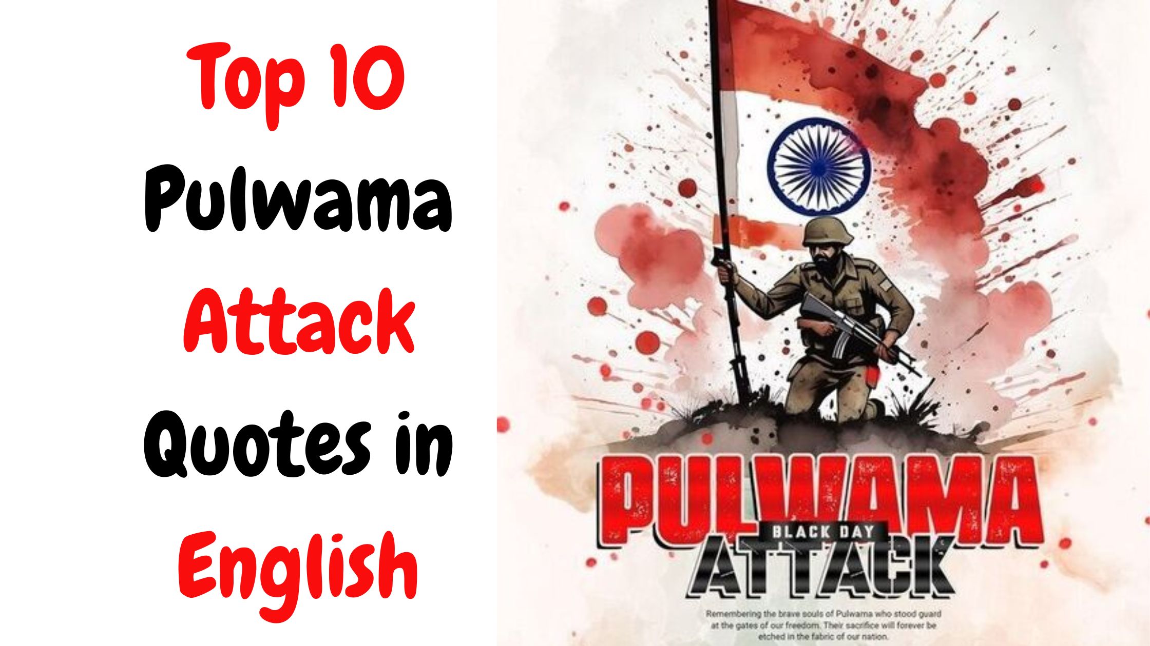 pulwama attack quotes in english